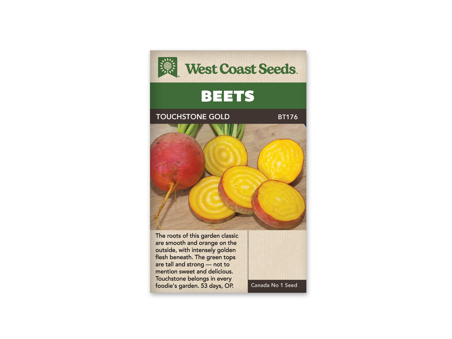 Beets "Touchstone Gold" West Coast Seeds
