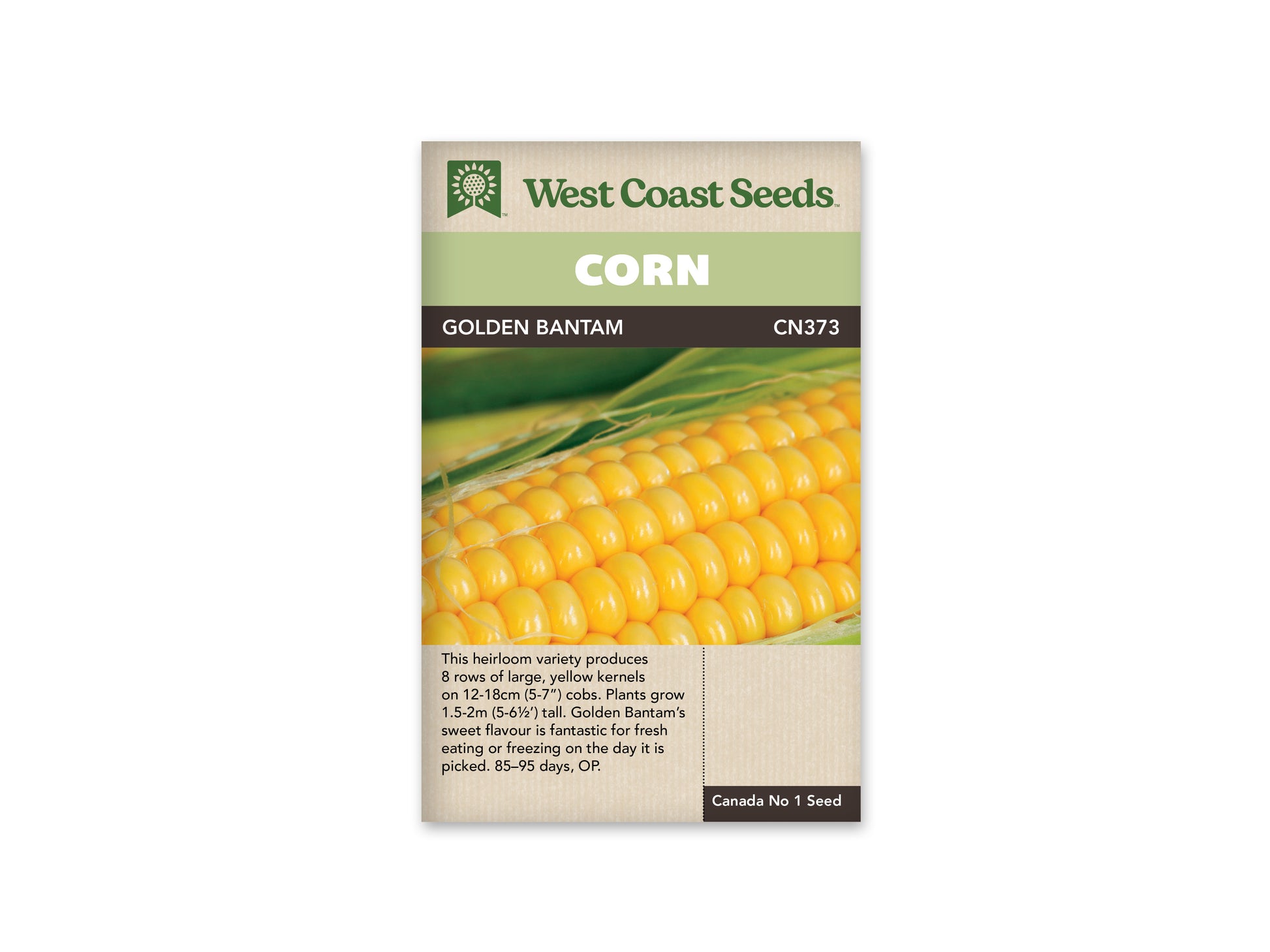 Corn “Golden Bantam” West Coast Seeds