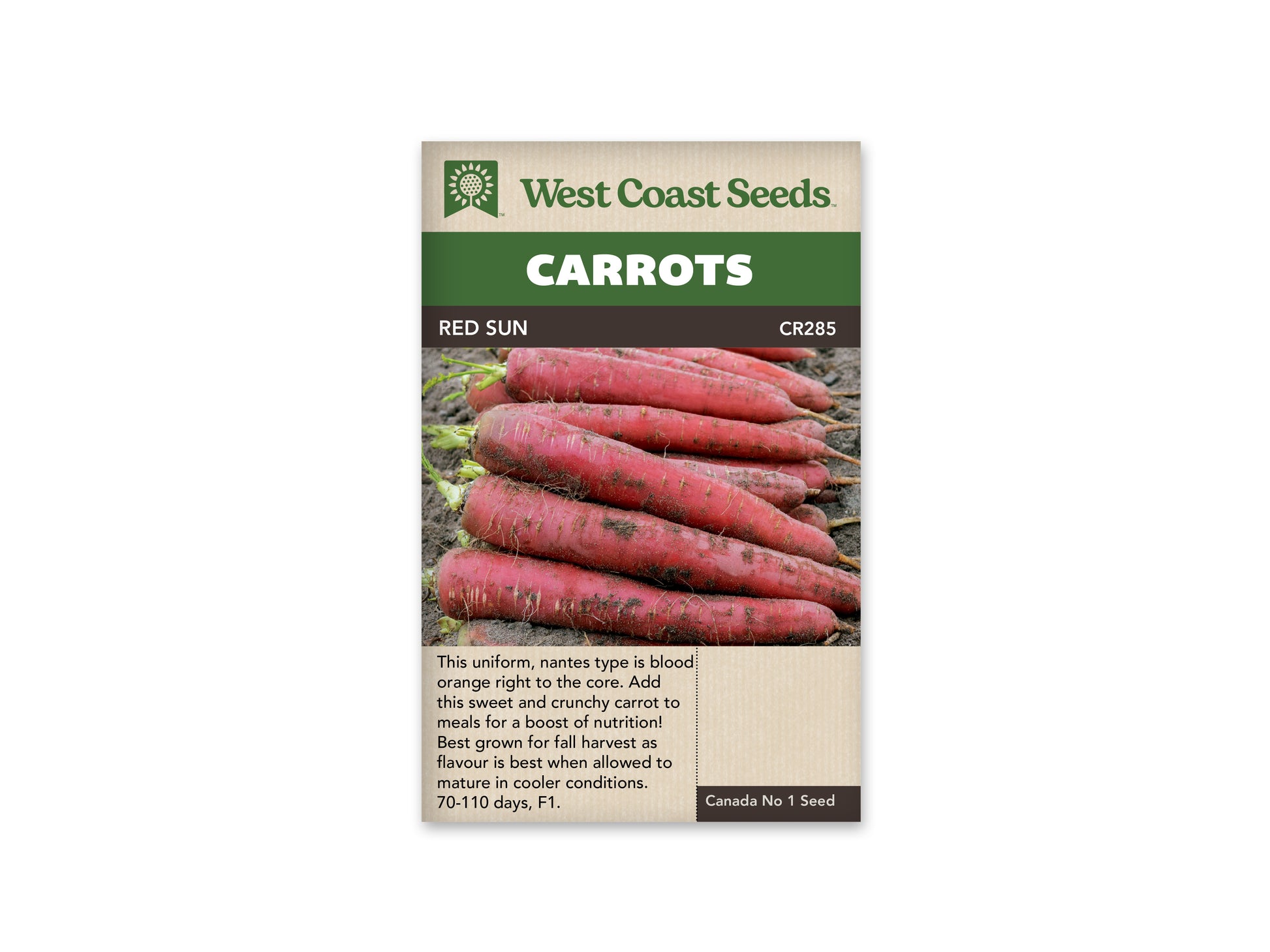 Carrots "Redsun F1" West Coast Seeds