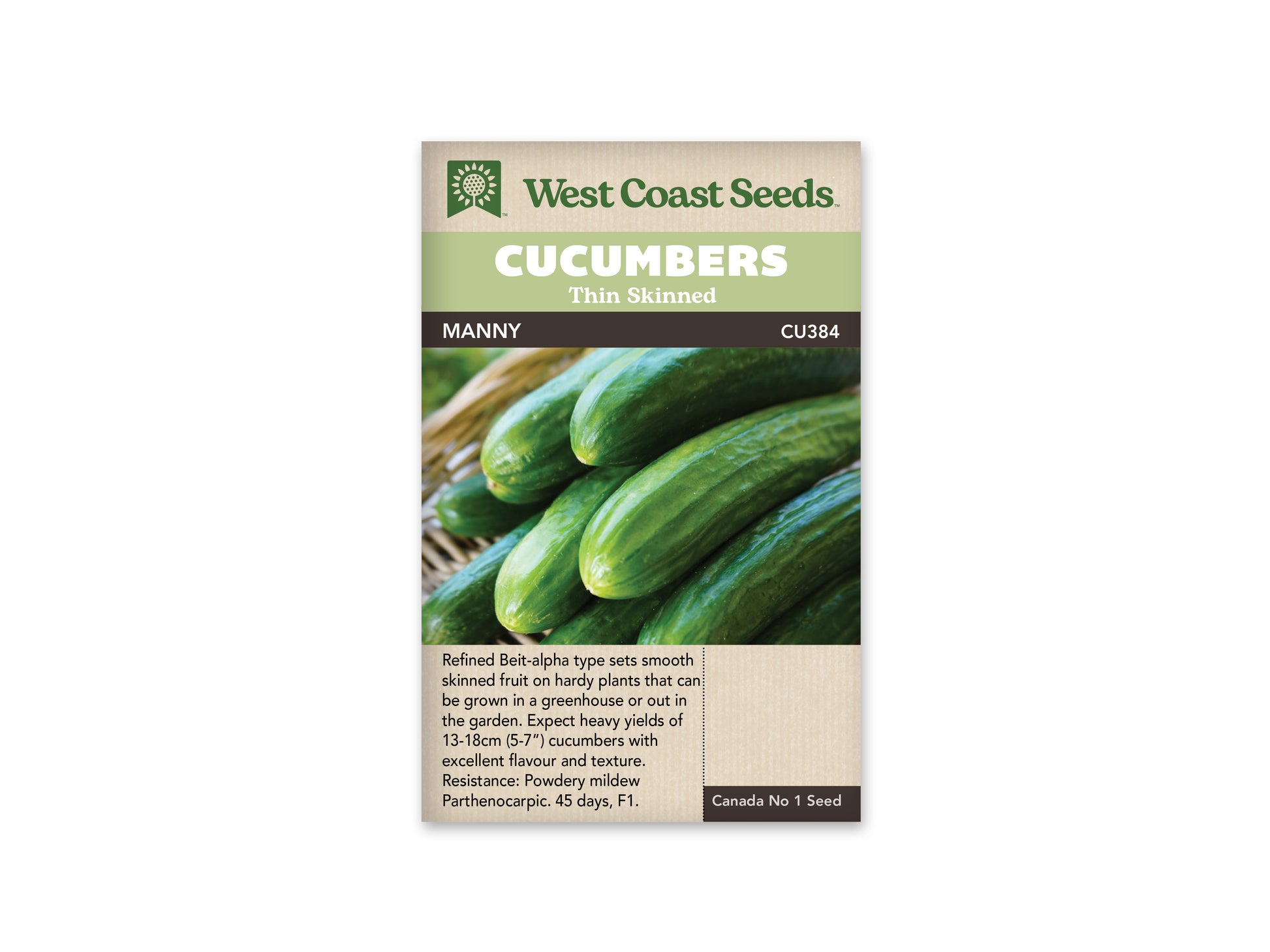 Cucumbers "Manny F1" West Coast Seeds