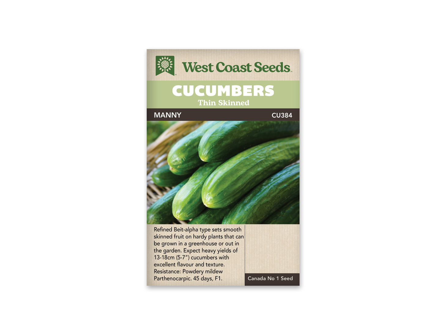 Cucumbers "Manny F1" West Coast Seeds