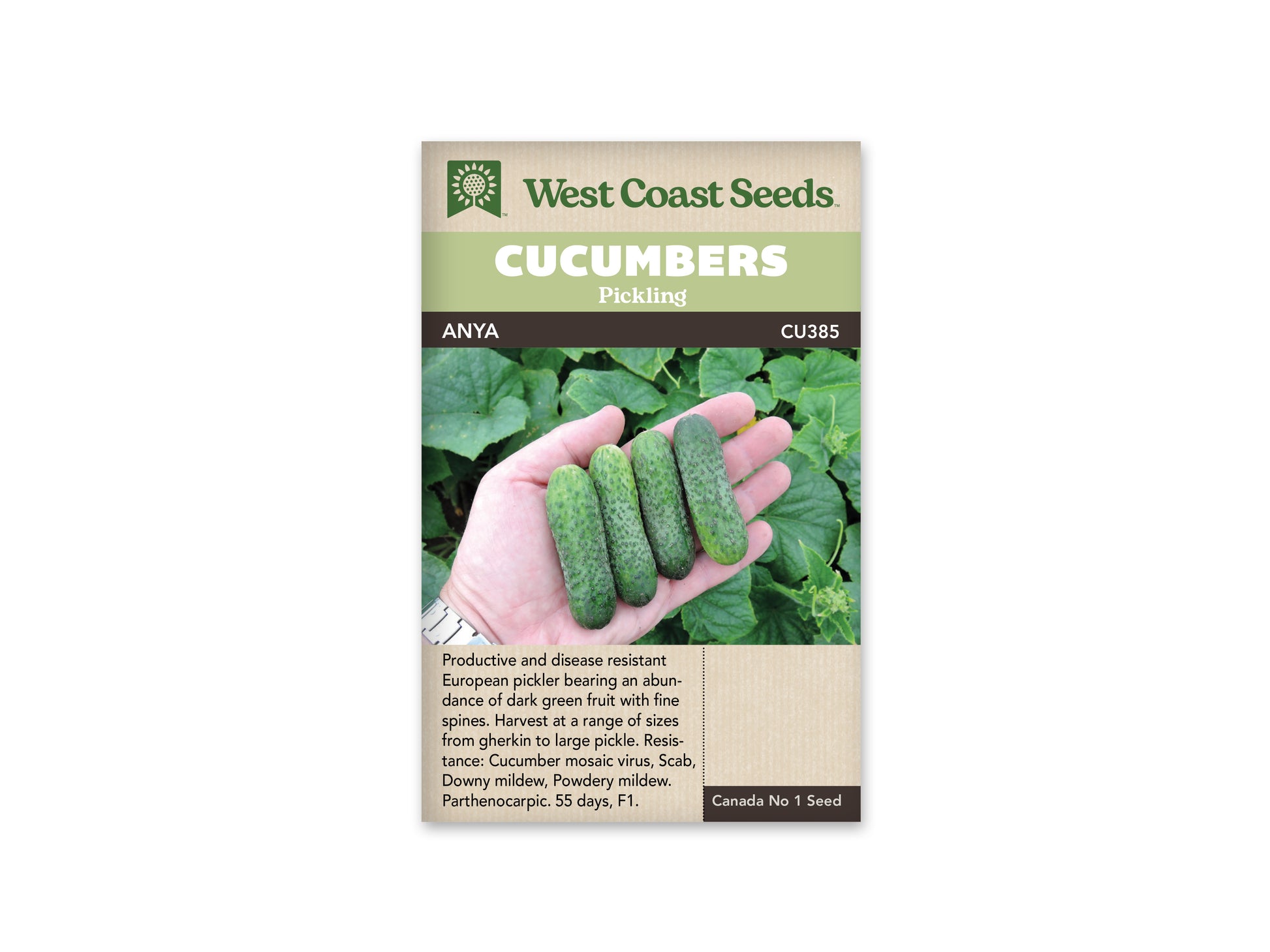 Cucumbers “Anya F1” West Coast Seeds
