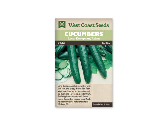 Cucumbers “Vista F1” West Coast Seeds