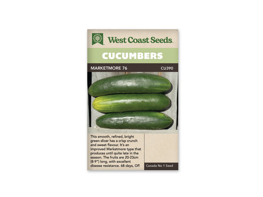 Cucumbers "Marketmore 76" West Coast Seeds