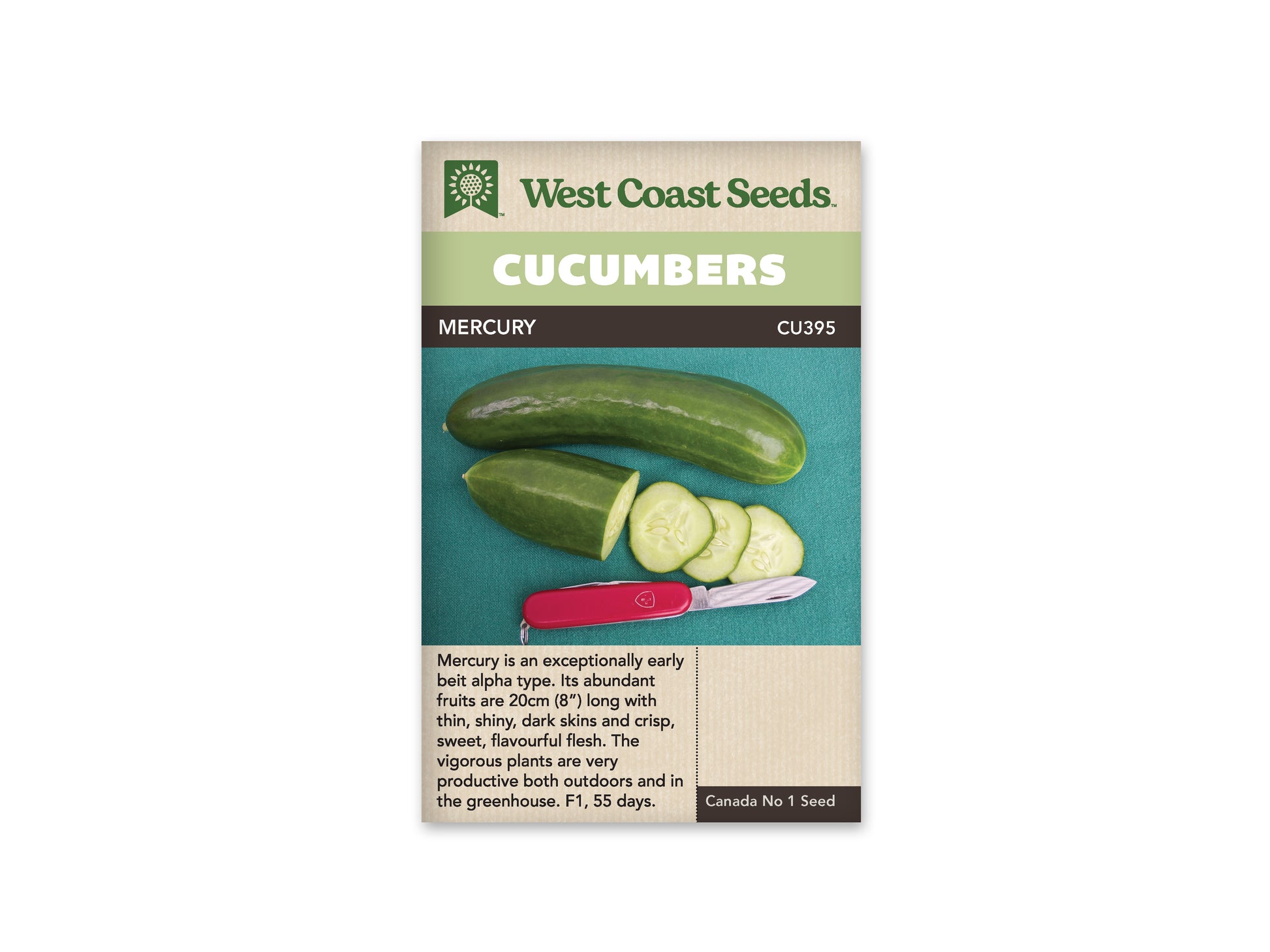 Cucumbers "Mercury F1" West Coast Seeds