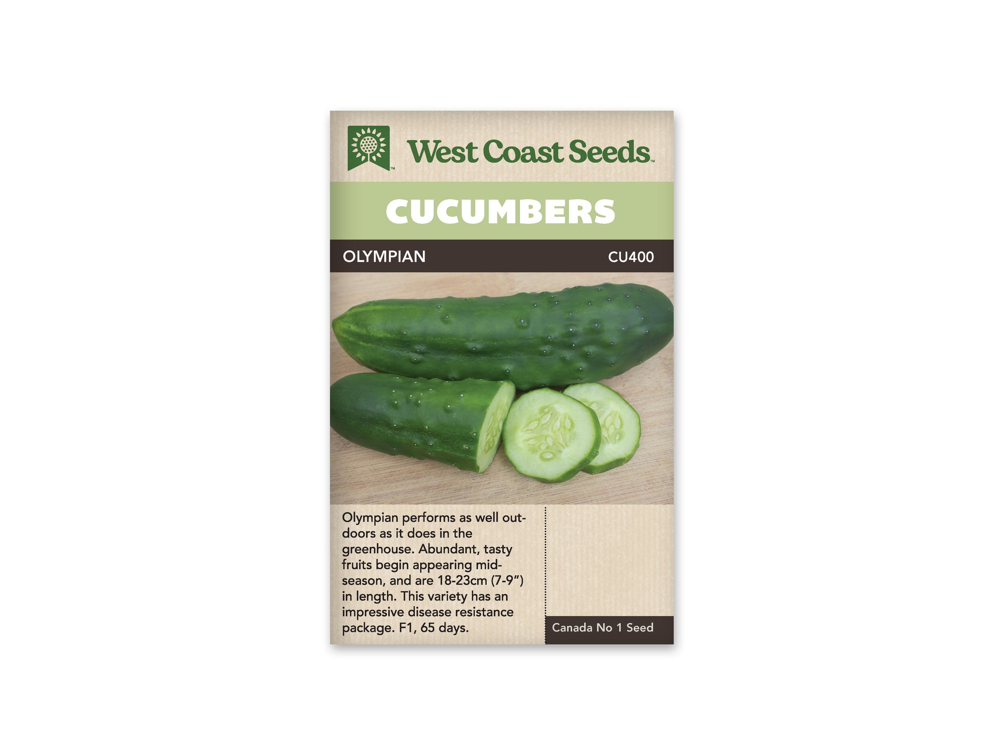 Cucumbers “Olympian F1” West Coast Seeds