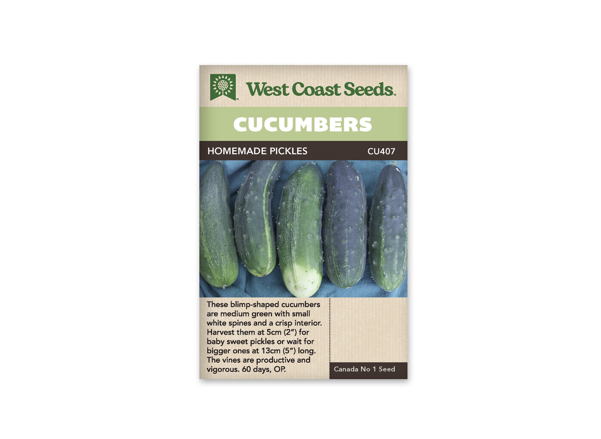 Cucumbers “Homemade Pickles” West Coast Seeds