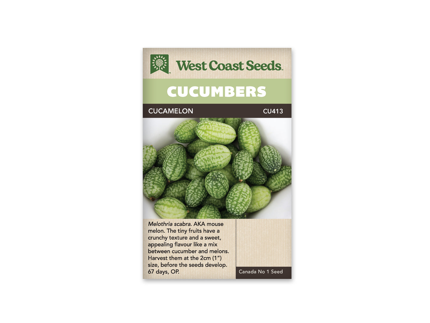 Cucumbers “Cucamelon” West Coast Seeds