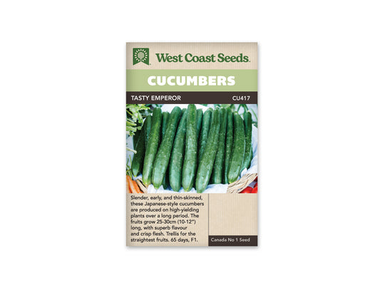Cucumbers “Tasty Emperor F1” West Coast Seeds
