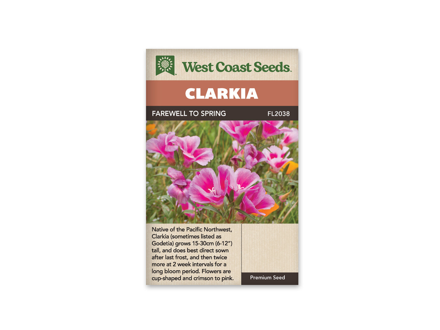 Clarkia "Farewell-To-Spring" West Coast Seeds