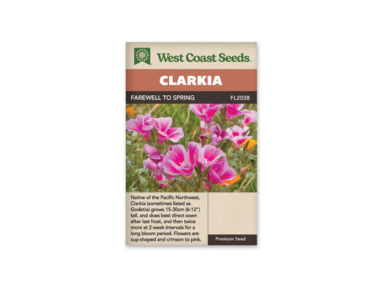 Clarkia "Farewell-To-Spring" West Coast Seeds