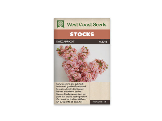 Stock "Katz Apricot" West Coast Seeds