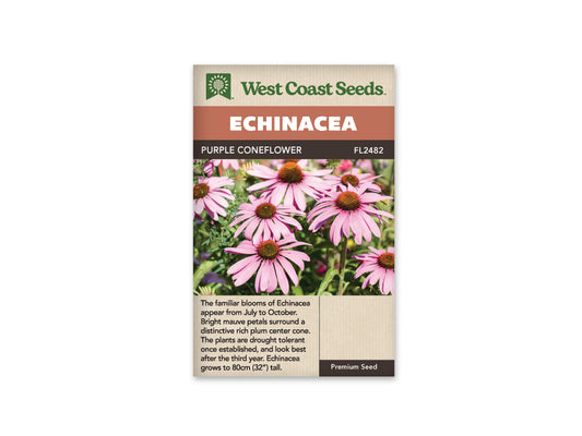 Echinacea "Purple Coneflower" West Coast Seeds
