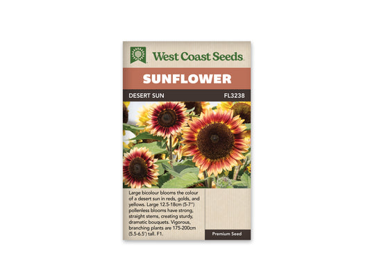 Sunflowers “Desert Sun F1” West Coast Seeds