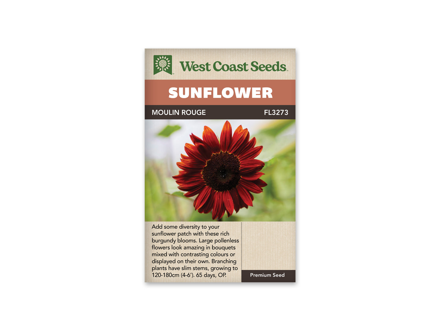 Sunflowers "Moulin Rouge" West Coast Seeds