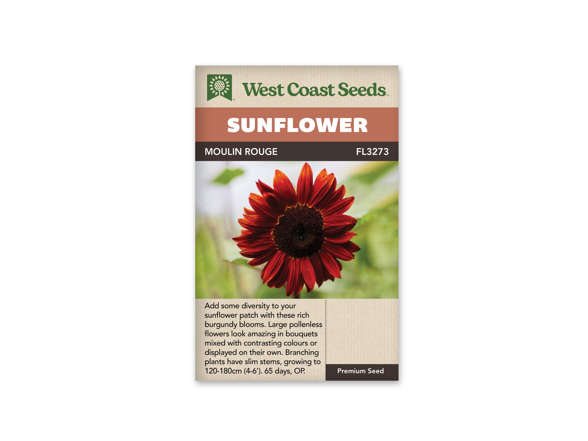 Sunflowers "Moulin Rouge" West Coast Seeds