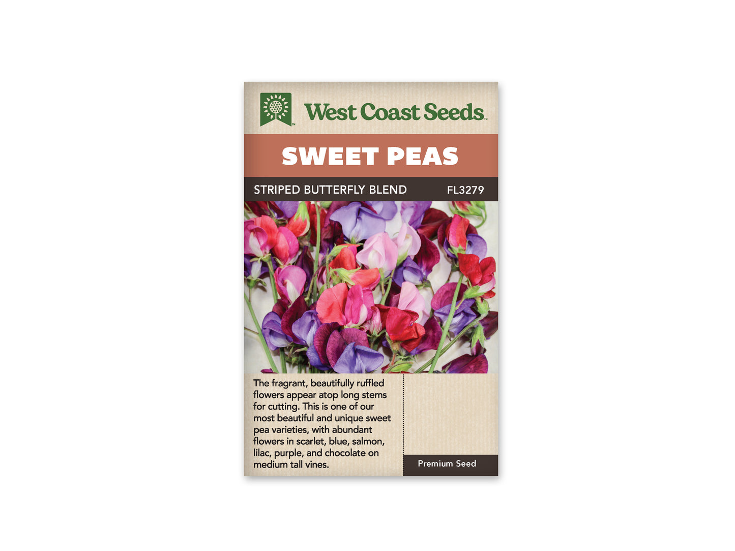Sweet Peas “Butterfly Blend” West Coast Seeds