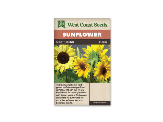 Sunflowers "Short Blend" West Coast Seeds