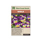 Pansies & Violas "Johnny Jump Up" West Coast Seeds