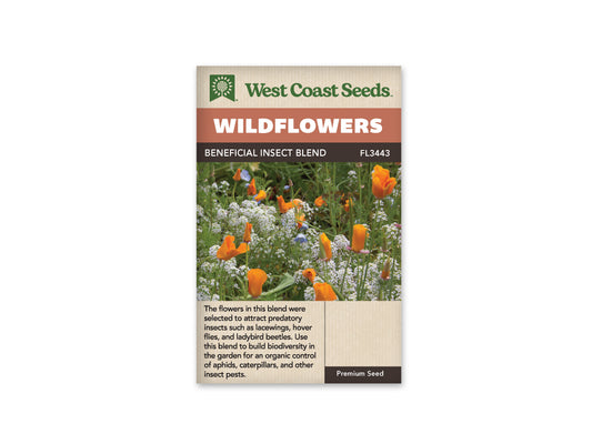 Wildflowers “Beneficial Insect Blend” West Coast Seeds