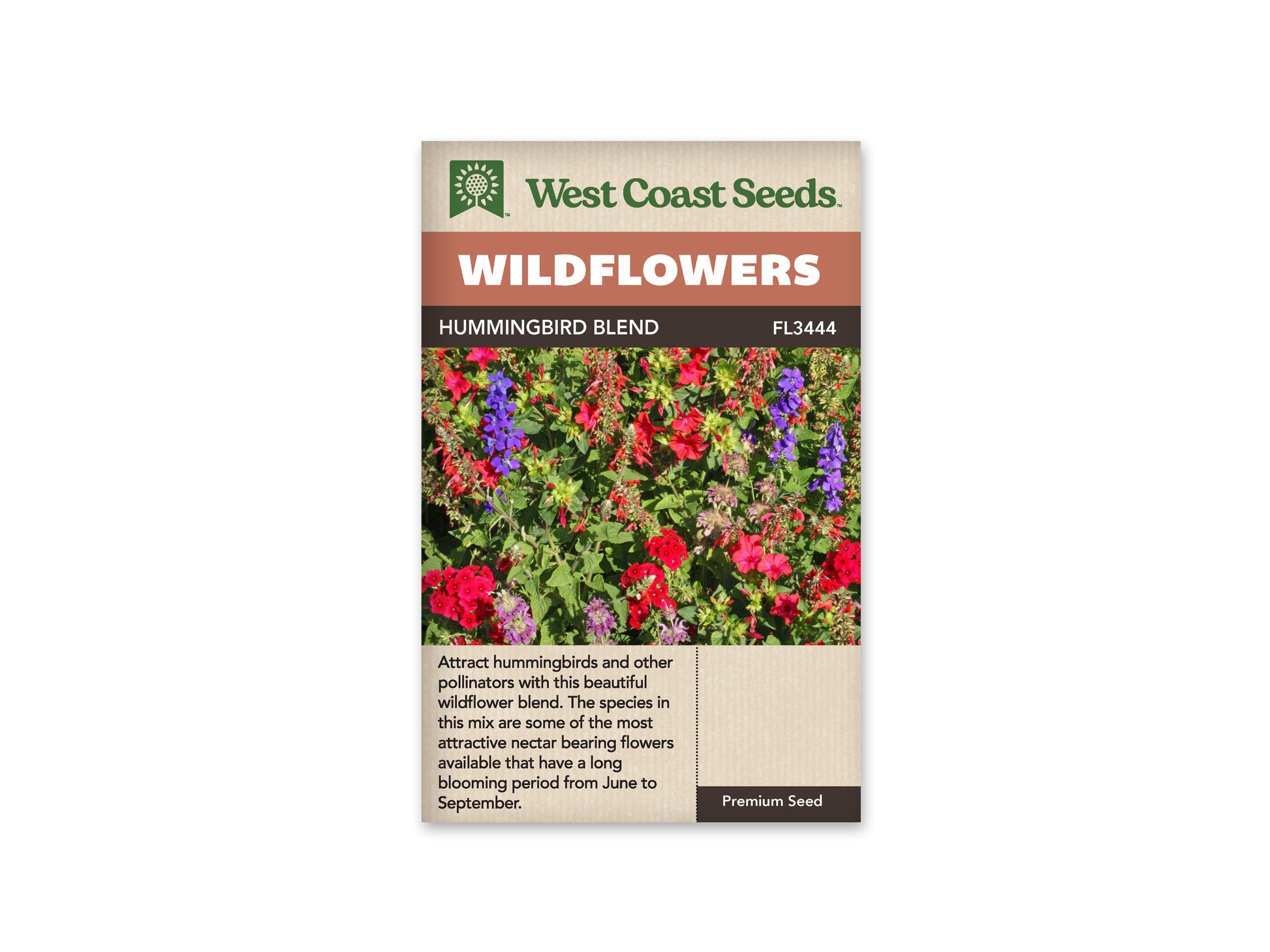 Wildflowers “Hummingbird Blend” West Coast Seeds