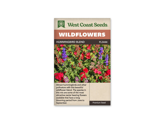Wildflowers “Hummingbird Blend” West Coast Seeds