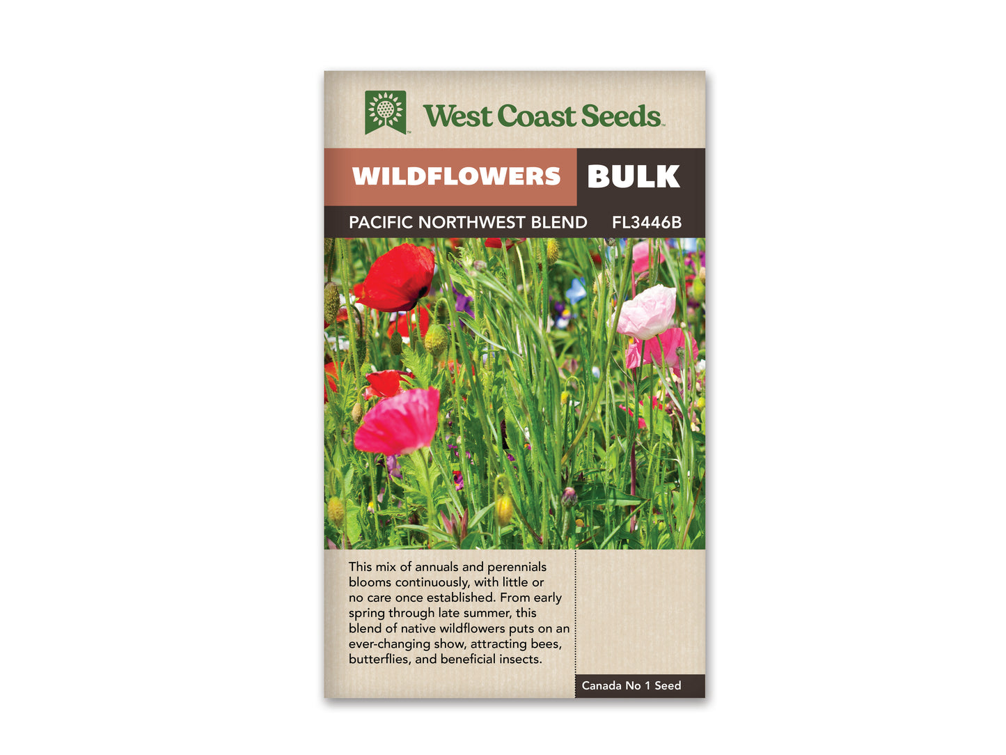 Wildflowers “Pacific Northwest Blend” West Coast Seeds 25g