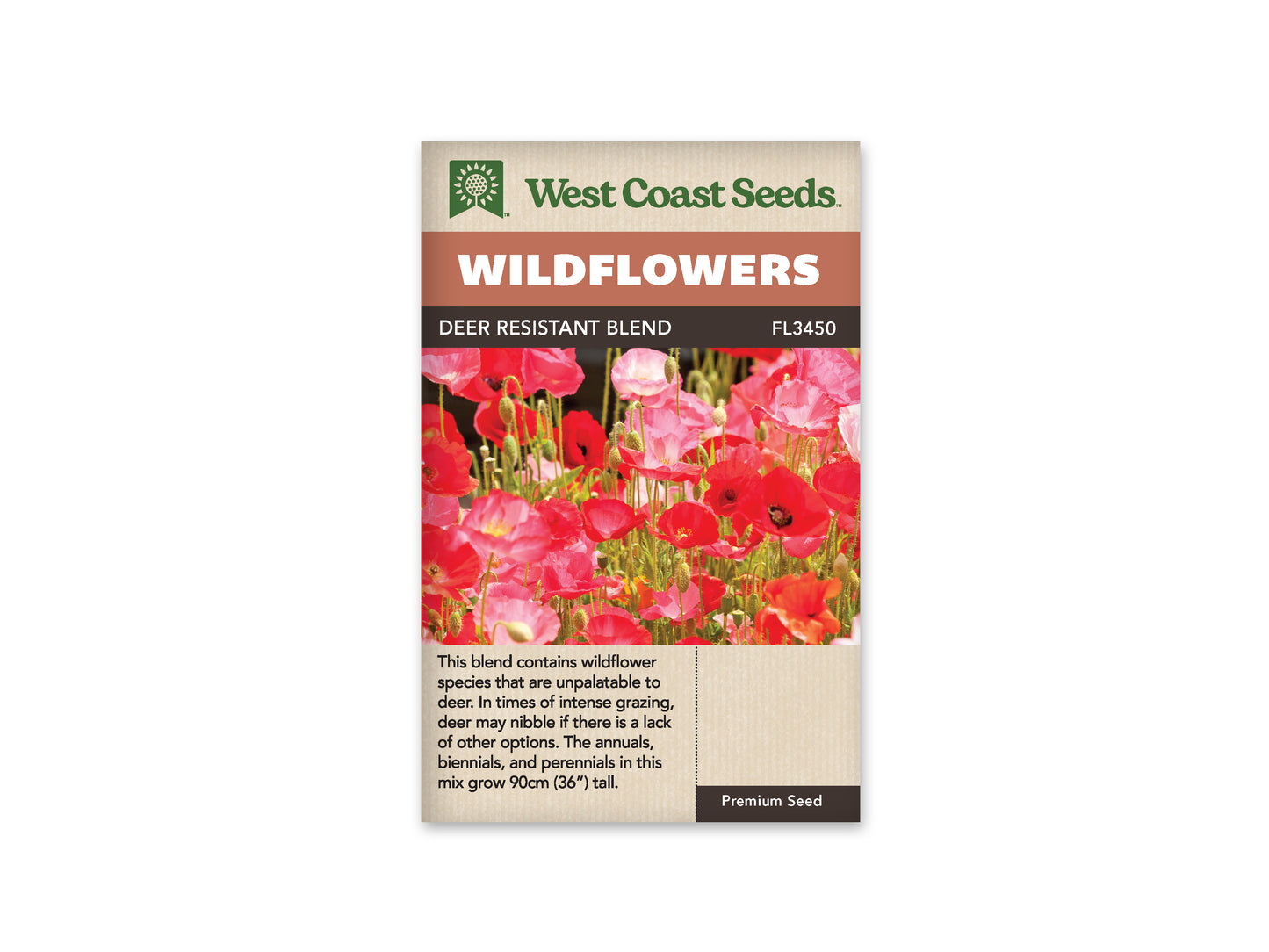 Wildflowers "Deer Resistant Blend" West Coast Seeds