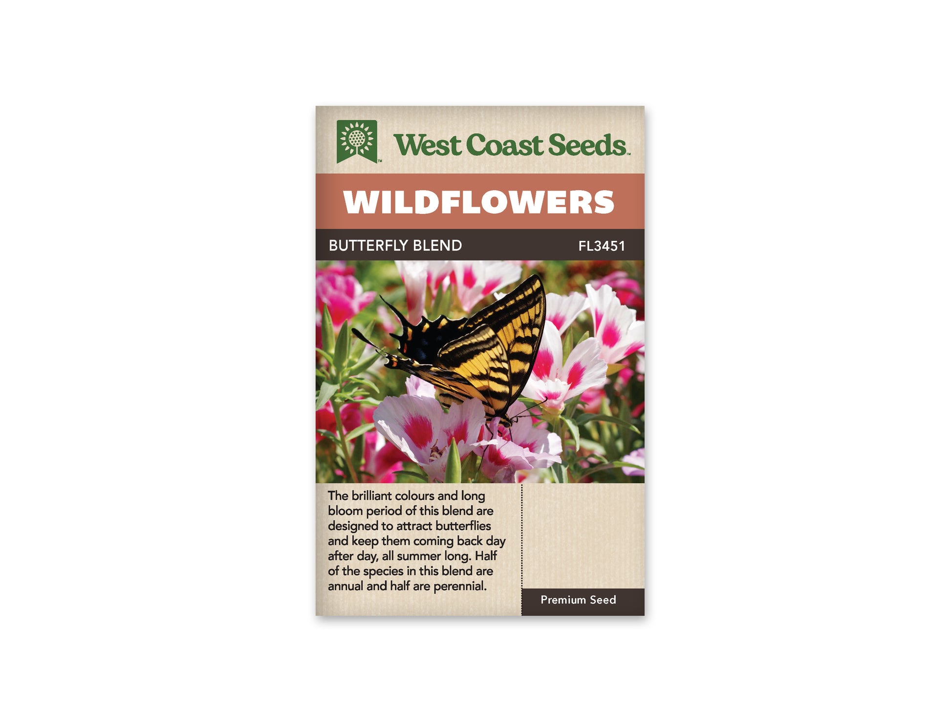 Wildflowers "Butterfly Blend" West Coast Seeds 5g