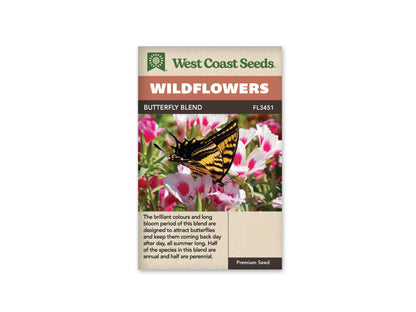 Wildflowers “Butterfly Blend” West Coast Seeds 5g