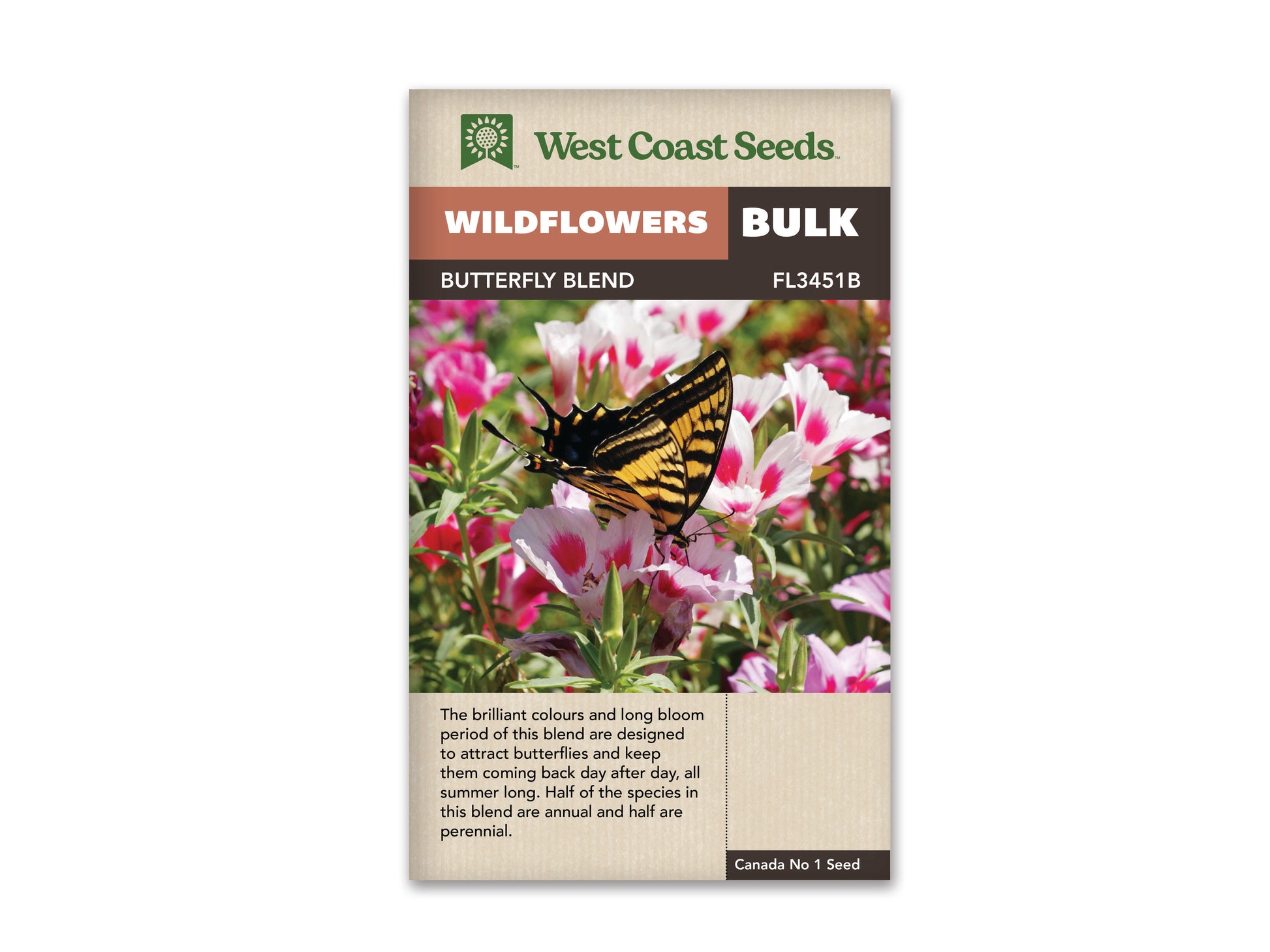 Wildflowers "Butterfly Blend" West Coast Seeds 25g