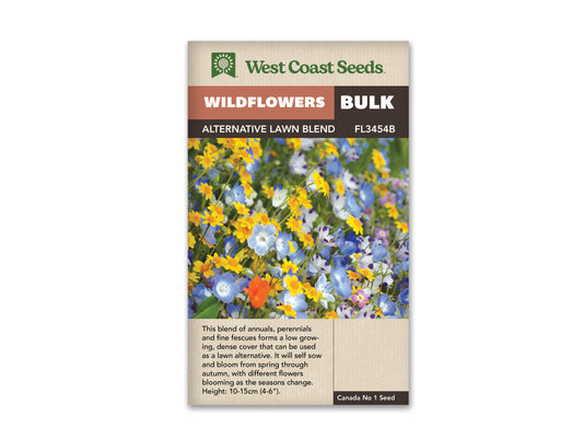 Wildflowers "Alternative Lawn Blend" West Coast Seeds