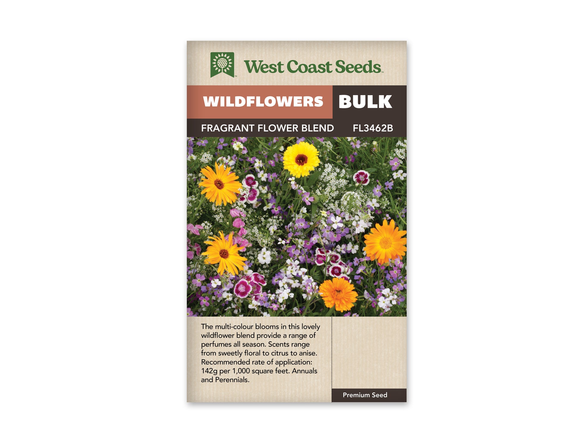 Wildflowers “Fragrant Flower Blend” West Coast Seeds 25g