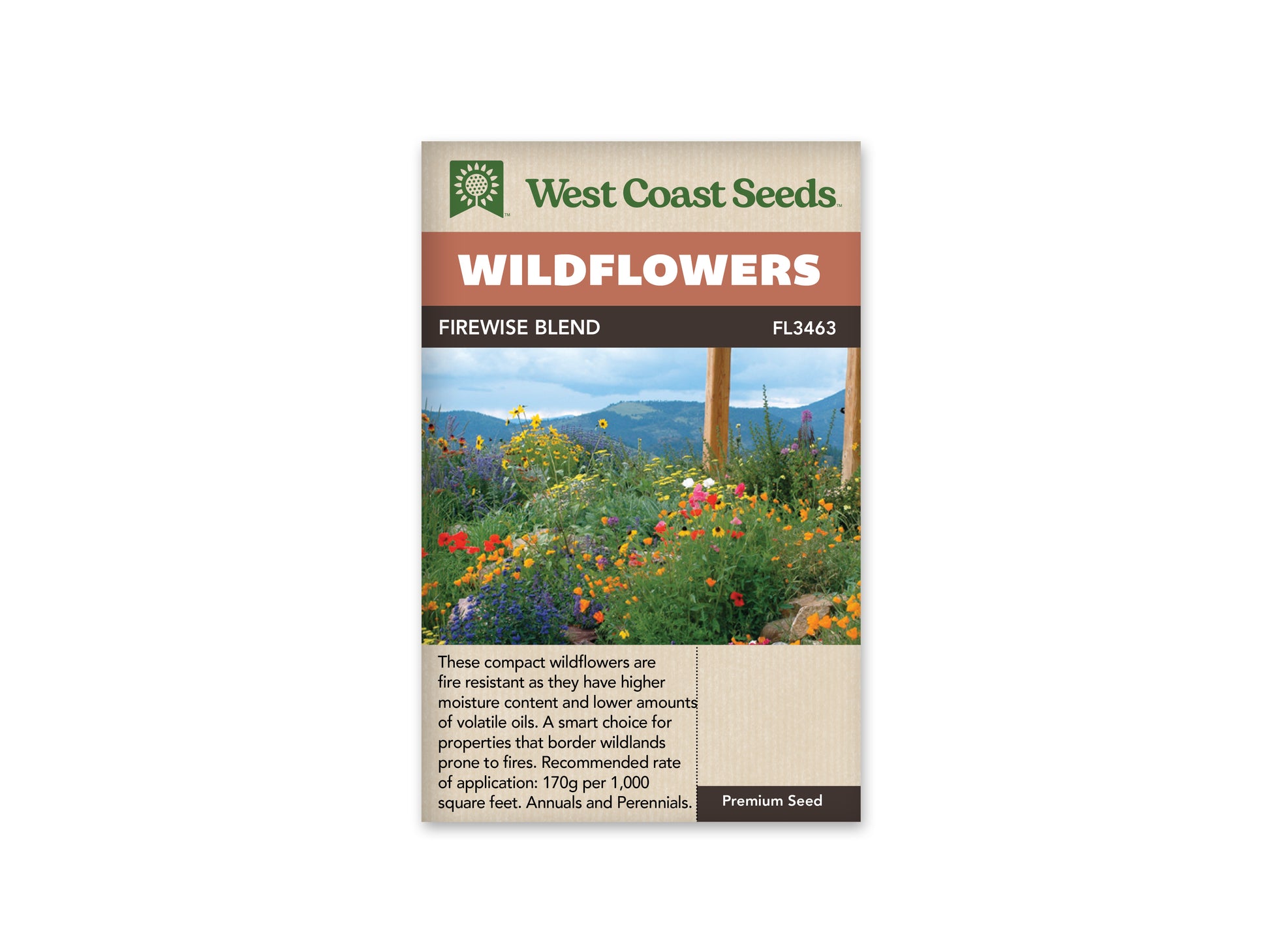 Wildflowers "Firewise Blend" West Coast Seeds