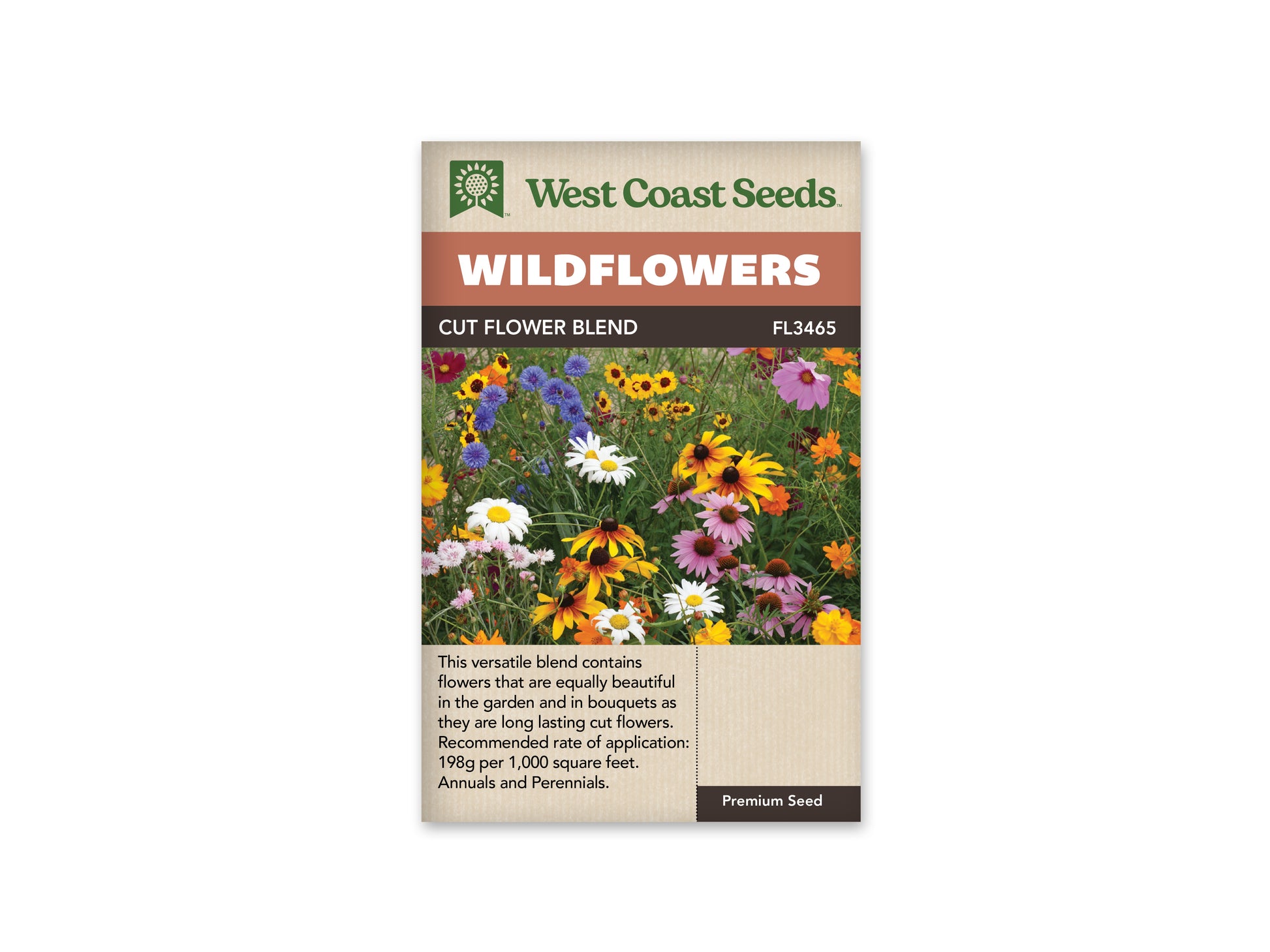 Wildflowers “Cut Flower Blend” West Coast Seeds 5g