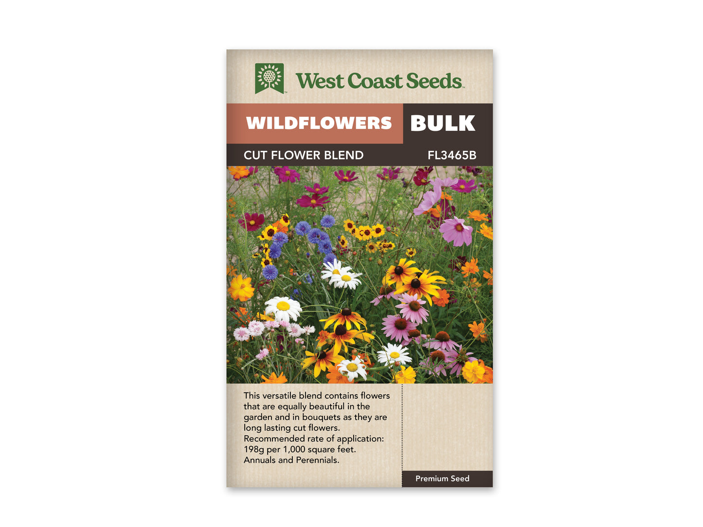 Wildflowers “Cut Flower Blend” West Coast Seeds 25g