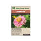 Zinnias “Peppermint Stick” West Coast Seeds
