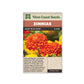 Zinnias "Giant Blue Point Formula" West Coast Seeds