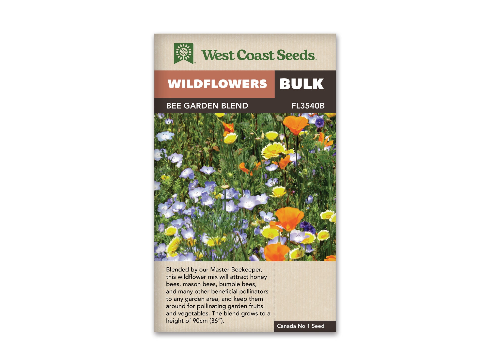 Wildflowers "Bee Garden Blend" West Coast Seeds 25g