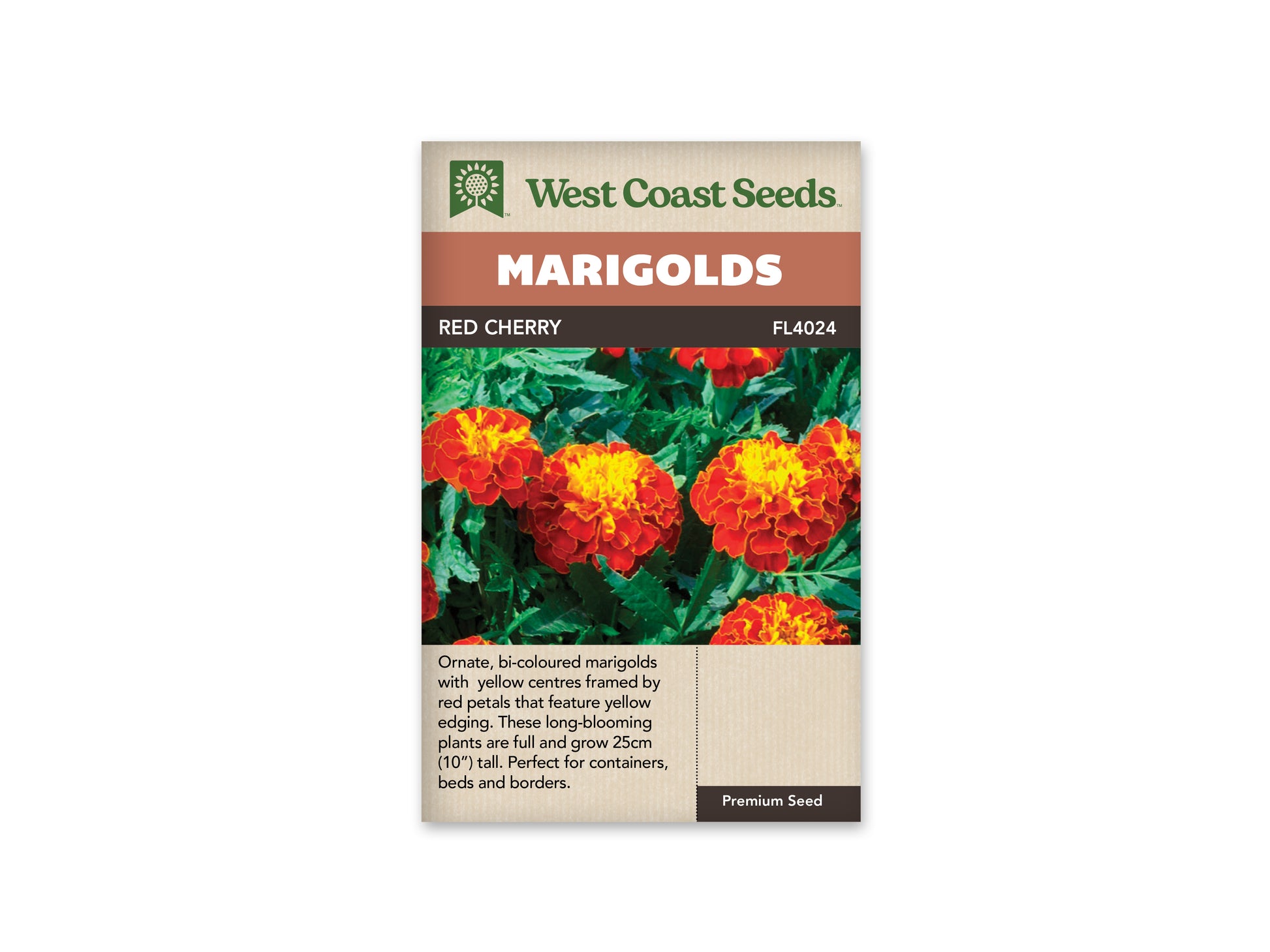 Marigolds “Red Cherry” West Coast Seeds