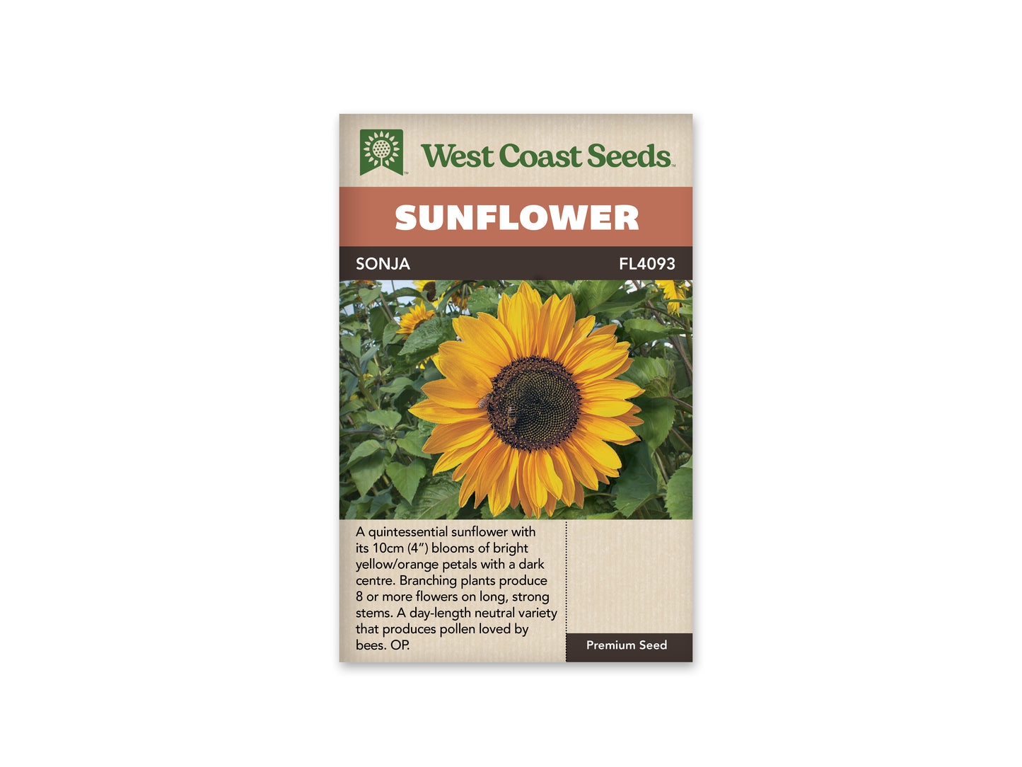 Sunflowers “Sonja” West Coast Seeds