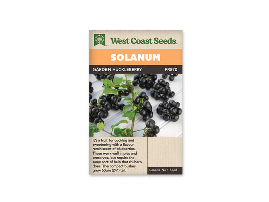 Solanum "Garden Huckleberry" West Coast Seeds
