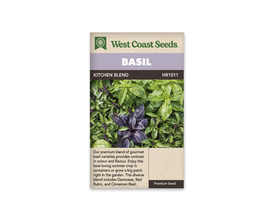 Basil “Kitchen Blend” West Coast Seeds