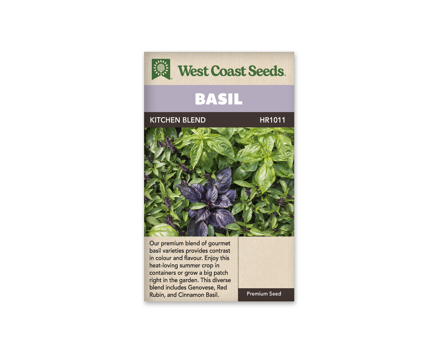 Basil “Kitchen Blend” West Coast Seeds