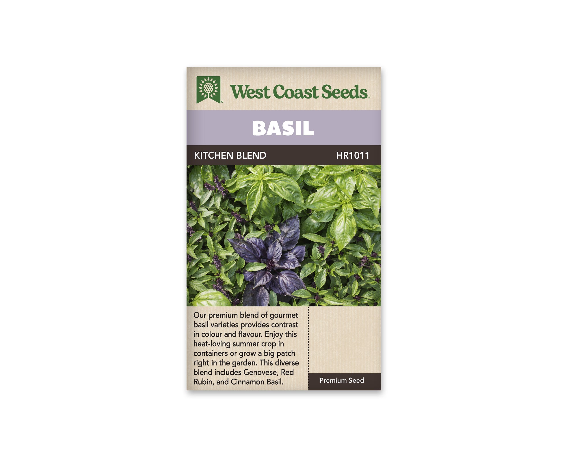 Basil “Kitchen Blend” West Coast Seeds