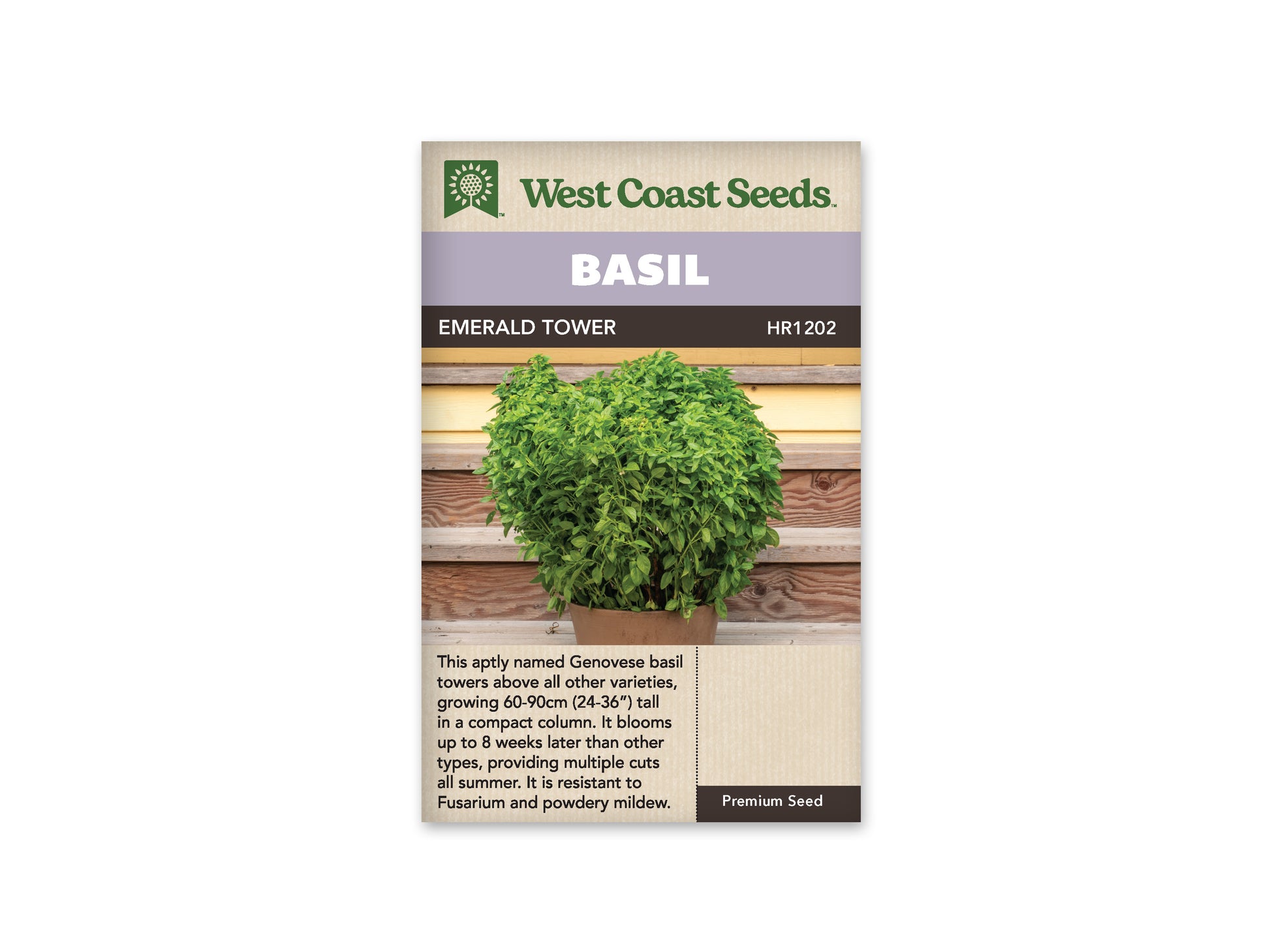 Basil “Emerald Tower” West Coast Seeds