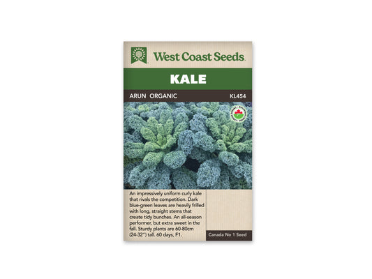 Kale “Arun F1 Organic” West Coast Seeds