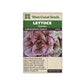 Lettuce "Pomegranate Crunch Pelleted Organic" West Coast Seeds