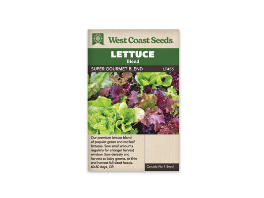 Lettuce "Super Gourmet Salad Blend" West Coast Seeds