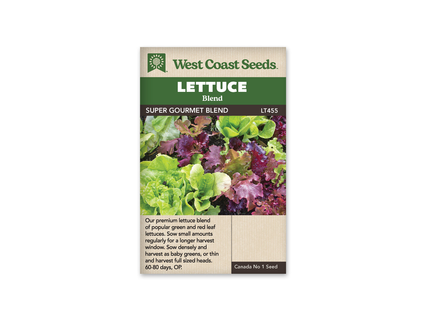 Lettuce "Super Gourmet Salad Blend" West Coast Seeds